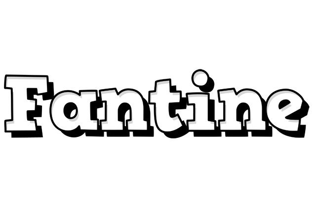 Fantine snowing logo
