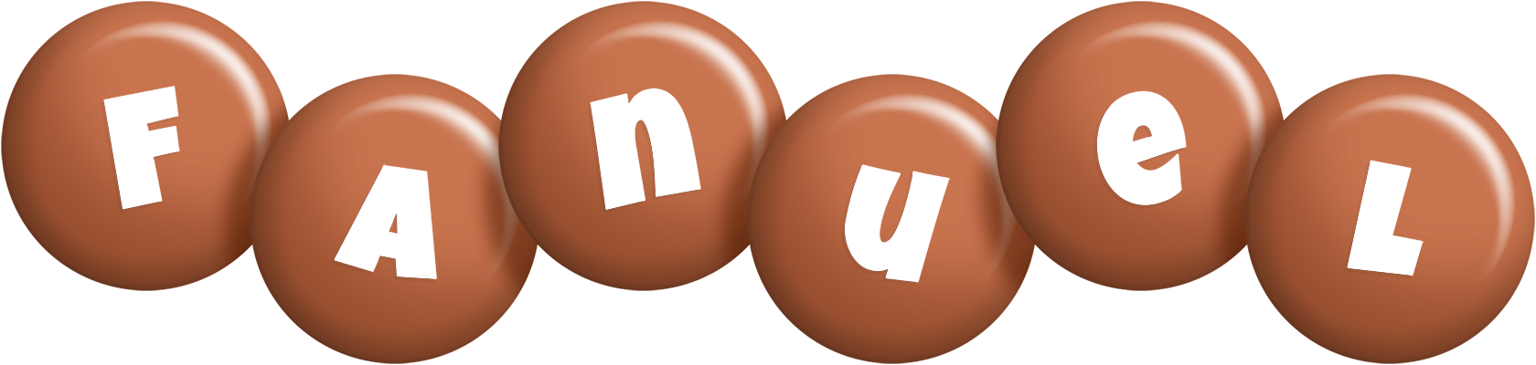 Fanuel candy-brown logo
