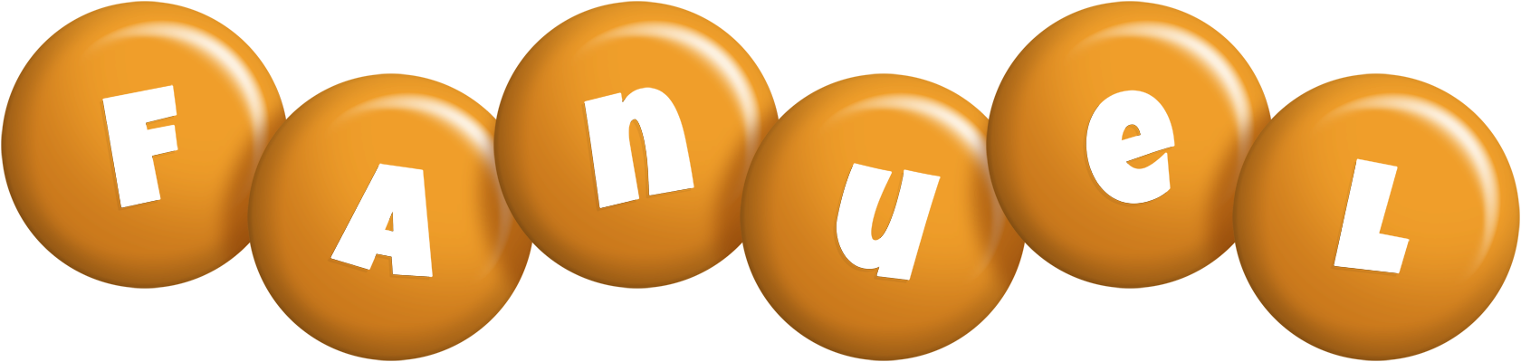 Fanuel candy-orange logo
