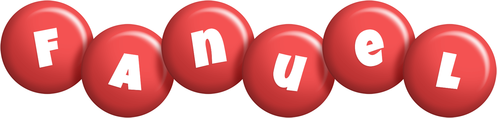 Fanuel candy-red logo