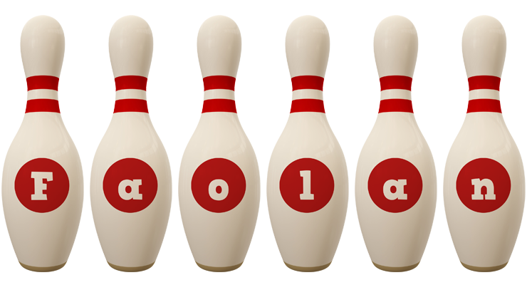 Faolan bowling-pin logo
