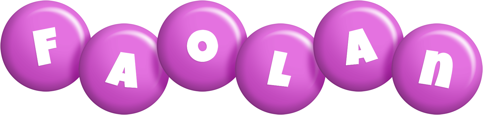 Faolan candy-purple logo