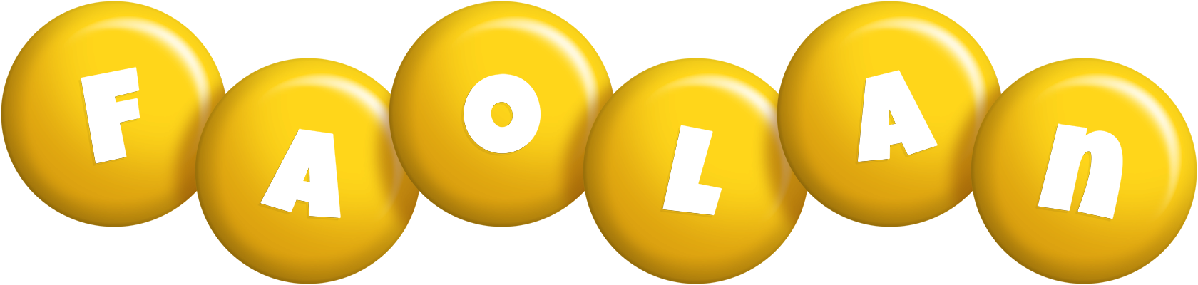 Faolan candy-yellow logo