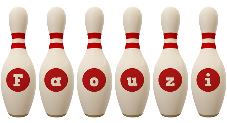 Faouzi bowling-pin logo