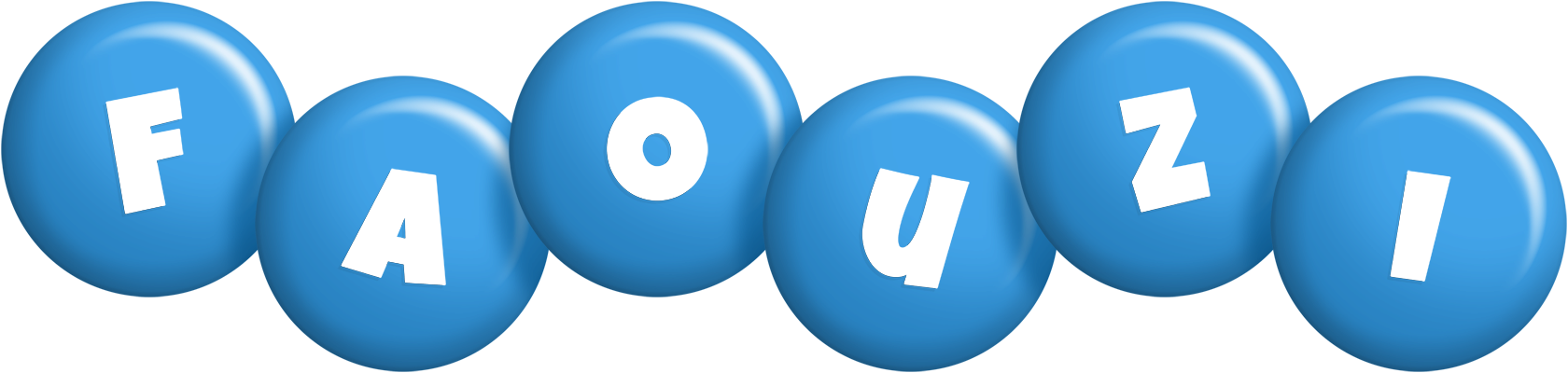 Faouzi candy-blue logo