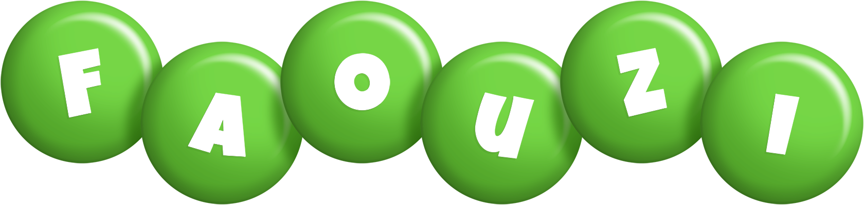 Faouzi candy-green logo