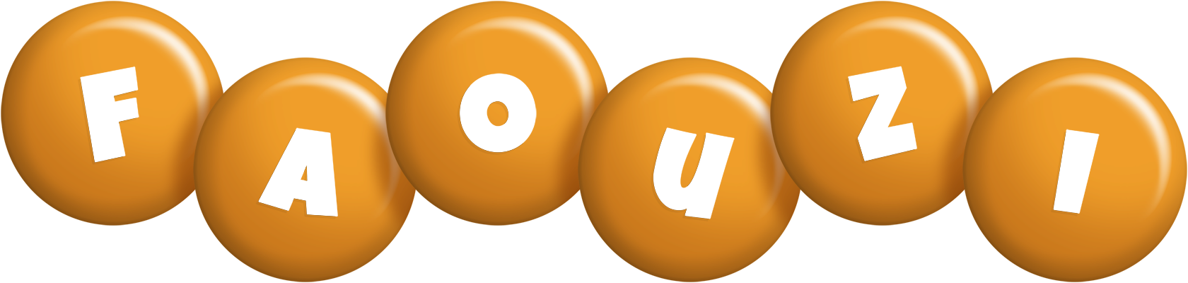 Faouzi candy-orange logo