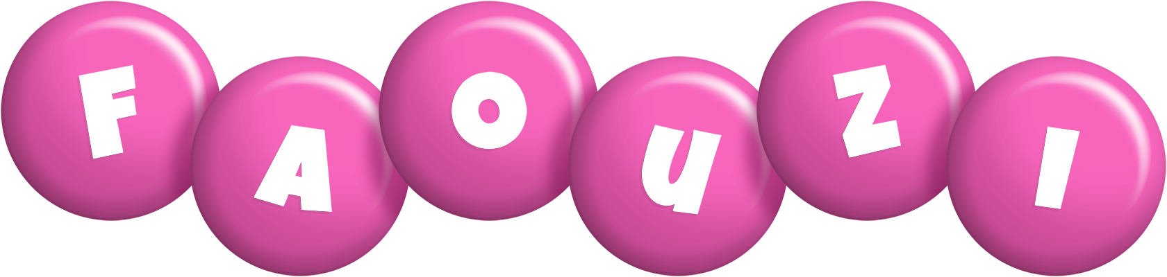 Faouzi candy-pink logo
