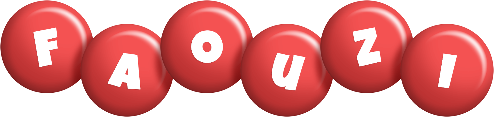 Faouzi candy-red logo