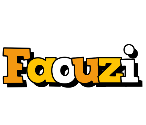 Faouzi cartoon logo