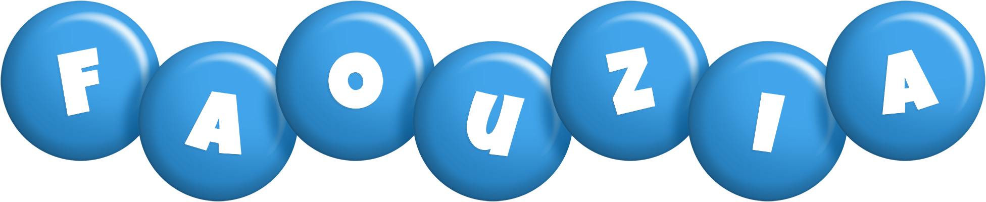 Faouzia candy-blue logo