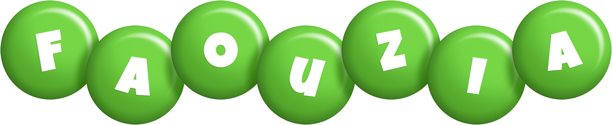 Faouzia candy-green logo