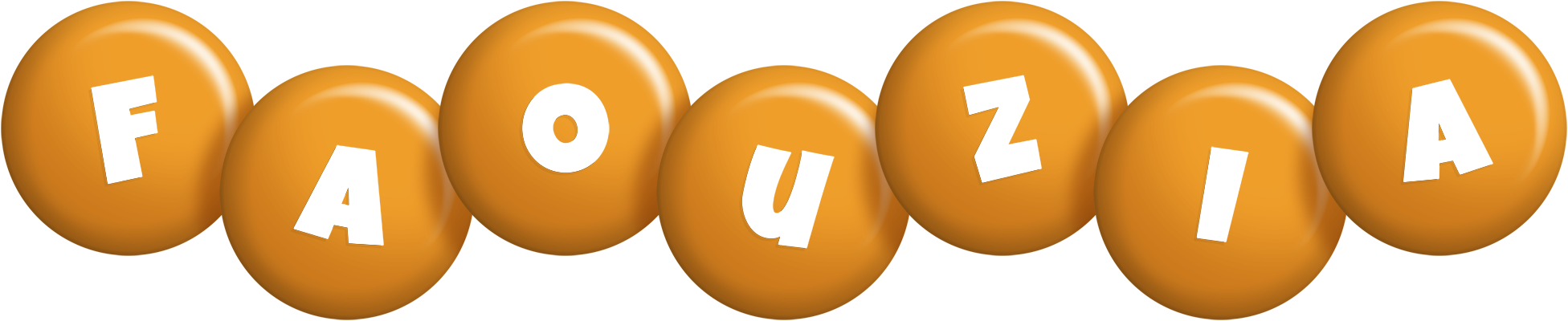 Faouzia candy-orange logo