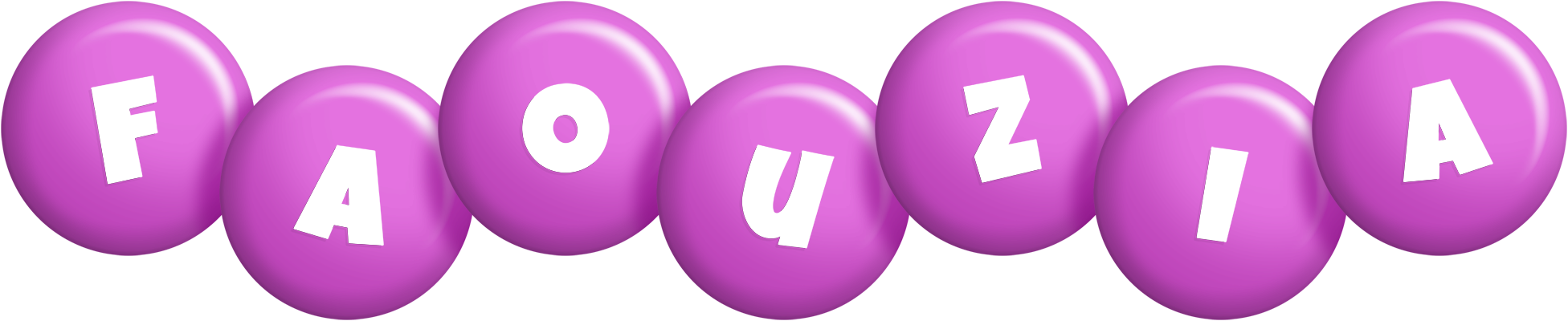 Faouzia candy-purple logo