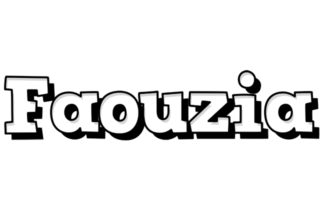 Faouzia snowing logo