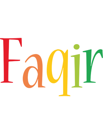 Faqir birthday logo