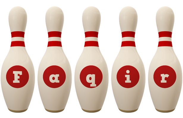 Faqir bowling-pin logo