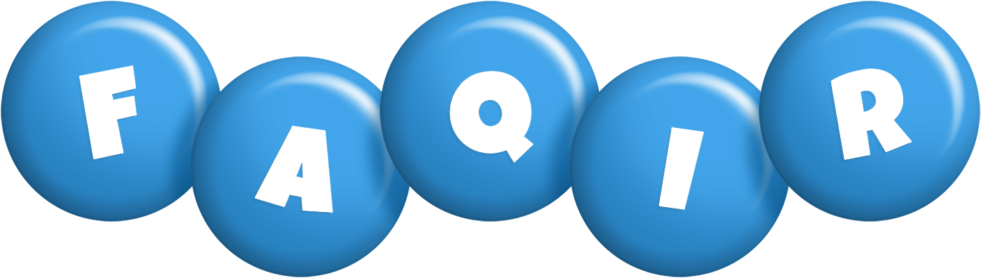 Faqir candy-blue logo