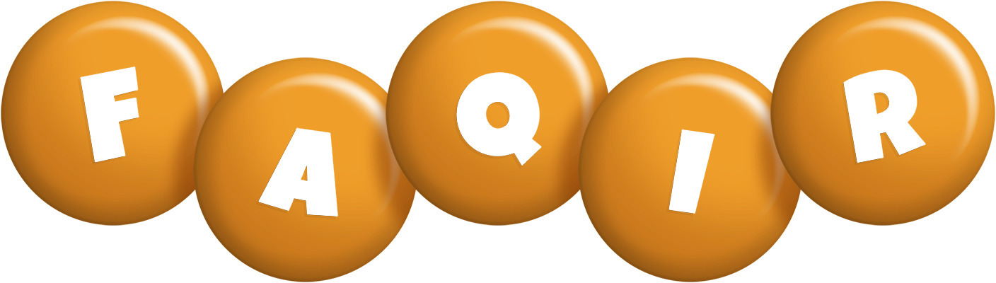Faqir candy-orange logo