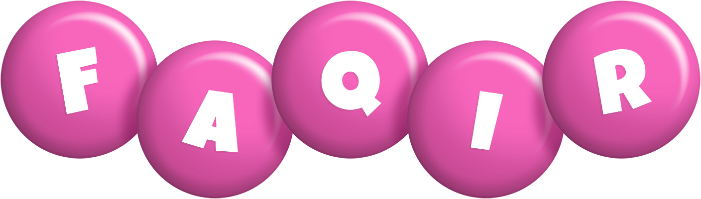 Faqir candy-pink logo
