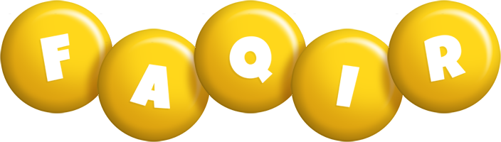Faqir candy-yellow logo