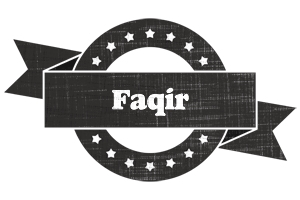 Faqir grunge logo
