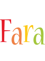 Fara birthday logo