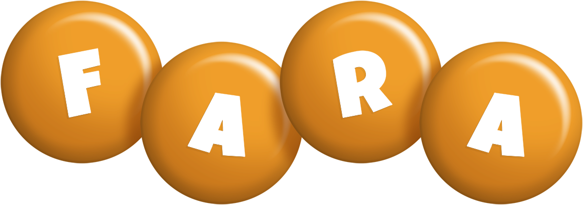 Fara candy-orange logo