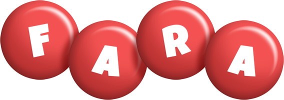 Fara candy-red logo