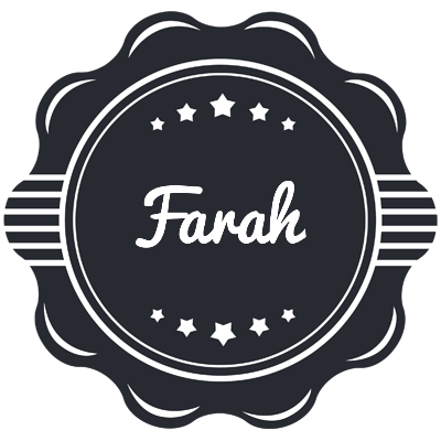 Farah badge logo
