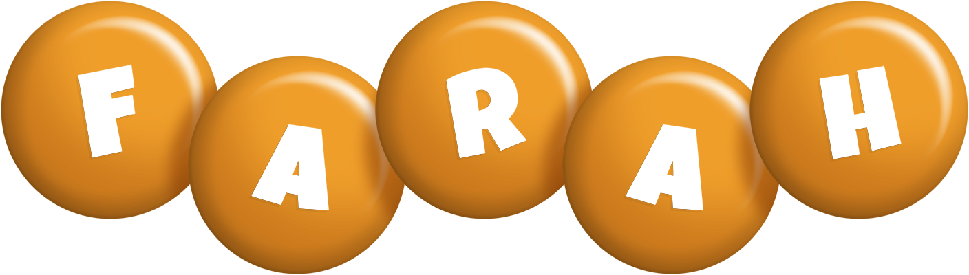 Farah candy-orange logo