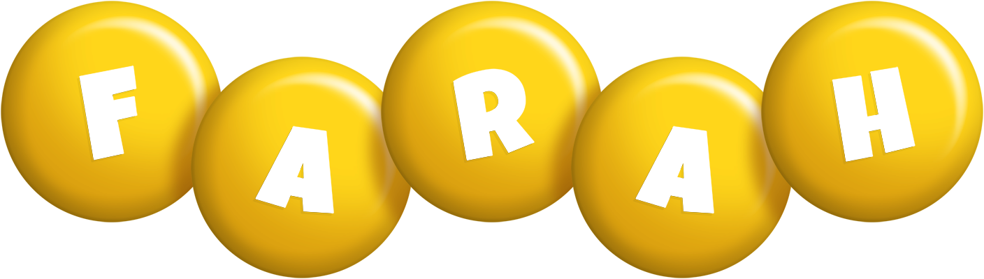 Farah candy-yellow logo