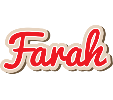 Farah chocolate logo