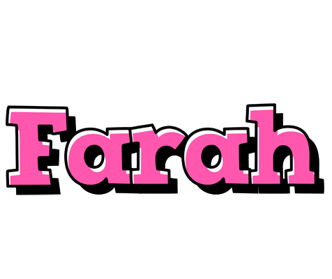 Farah girlish logo