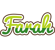 Farah golfing logo