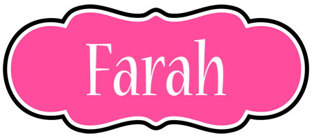 Farah invitation logo