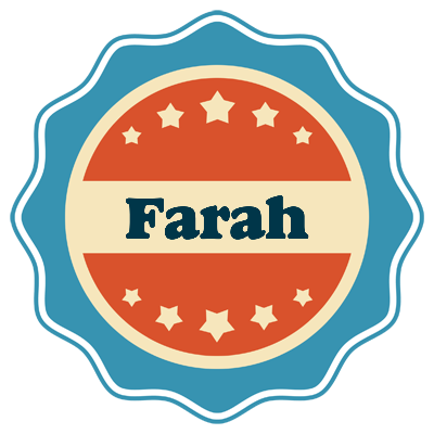 Farah labels logo