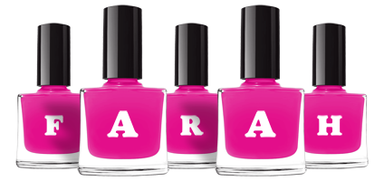 Farah nails logo