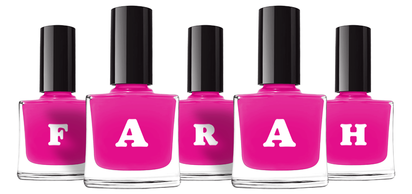 Farah nails logo