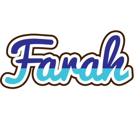 Farah raining logo