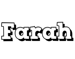 Farah snowing logo