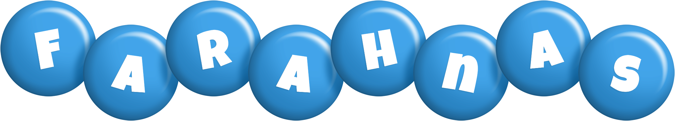 Farahnas candy-blue logo
