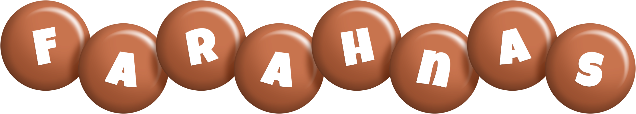 Farahnas candy-brown logo