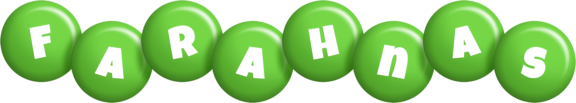 Farahnas candy-green logo