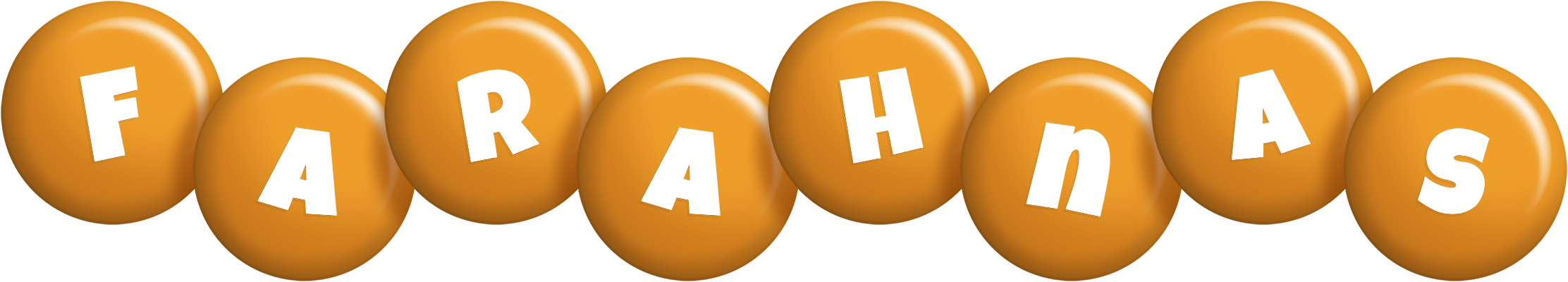 Farahnas candy-orange logo