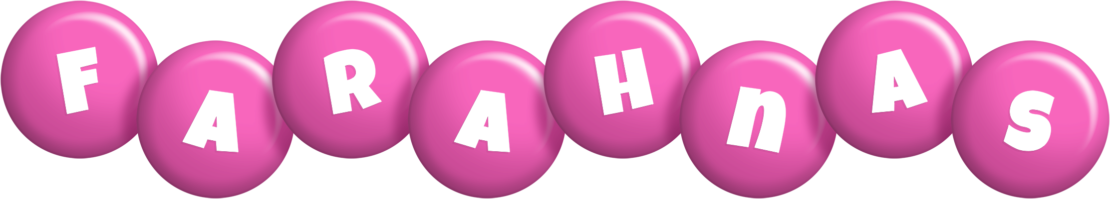 Farahnas candy-pink logo