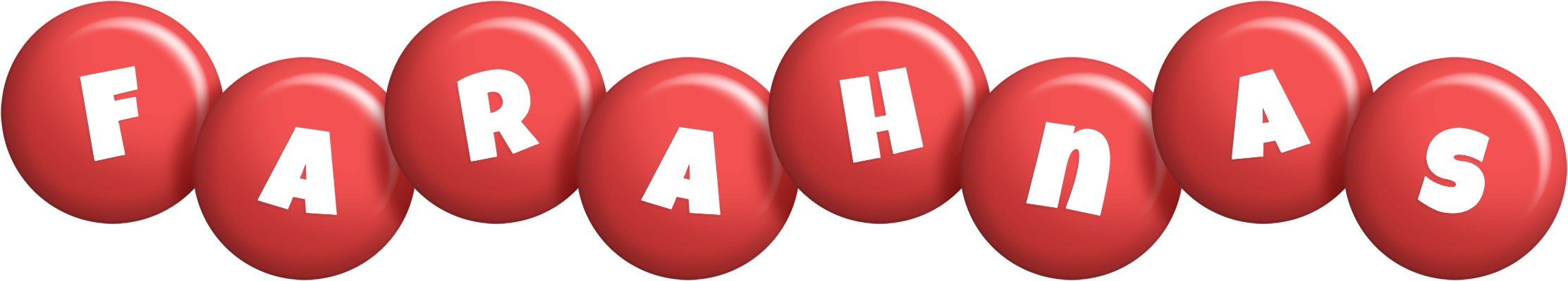 Farahnas candy-red logo