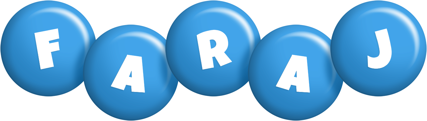 Faraj candy-blue logo