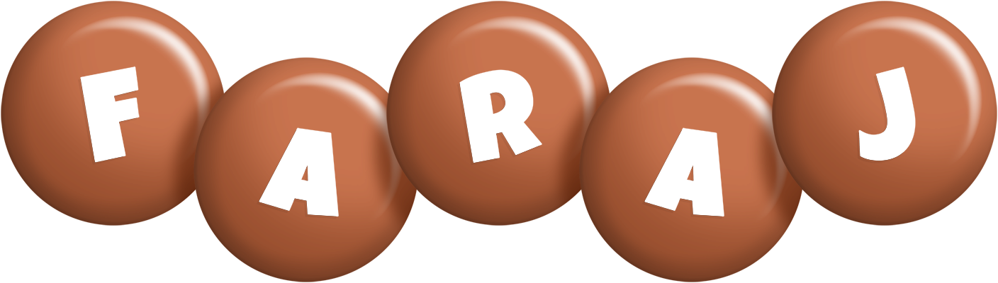 Faraj candy-brown logo