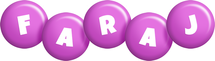 Faraj candy-purple logo